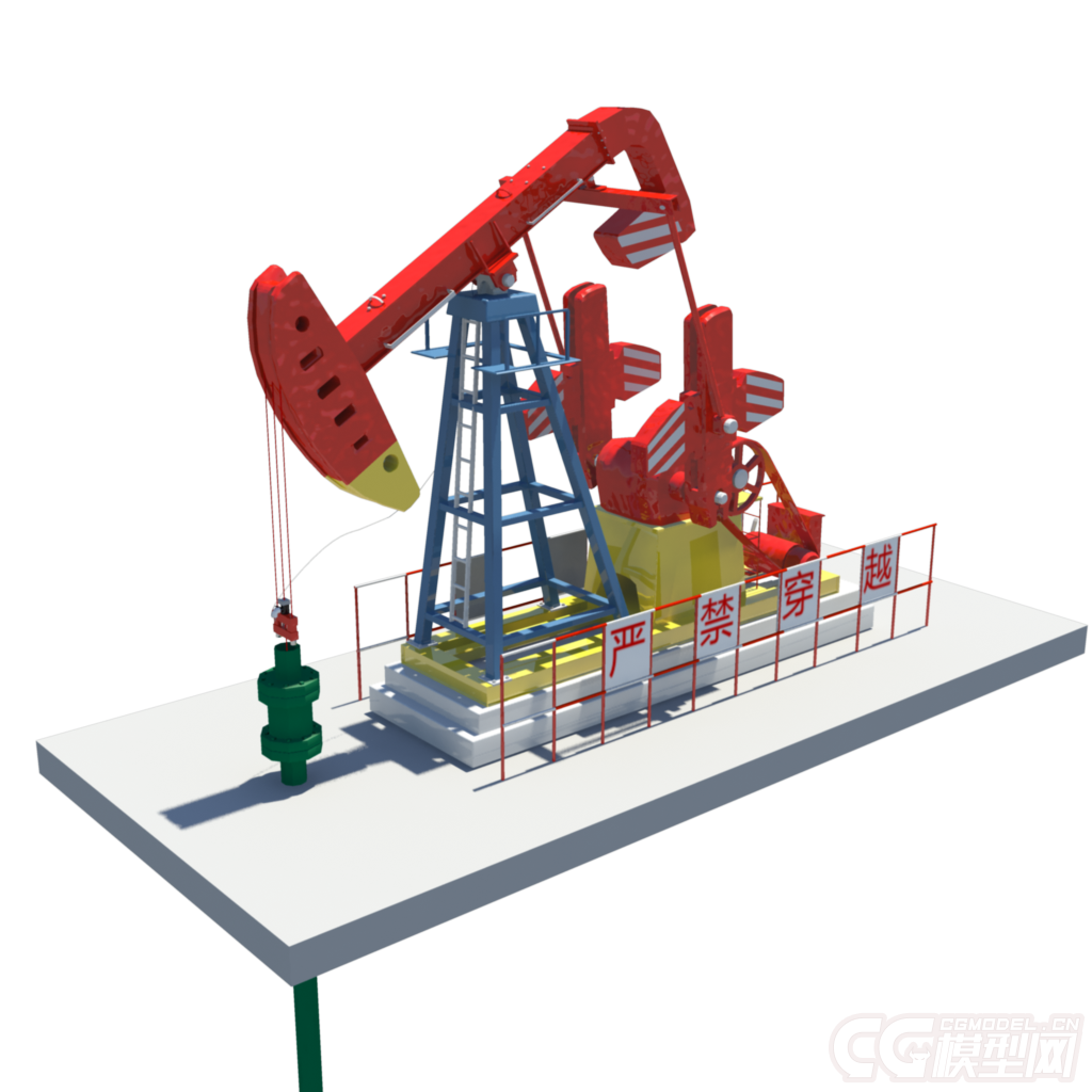 抽油機_573640923作品_人物機器人/機甲_cg模型網